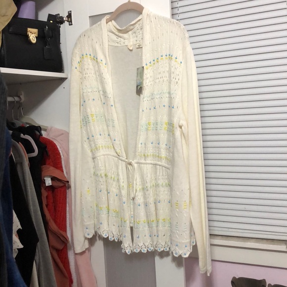 Anthropologie Sweaters - Anthropologie Beaded Knit Sweater 🦋